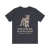 Miniature Schnauzer Latin Shirt, Vintage Dog Sketch Tee, Dog Latin Gift