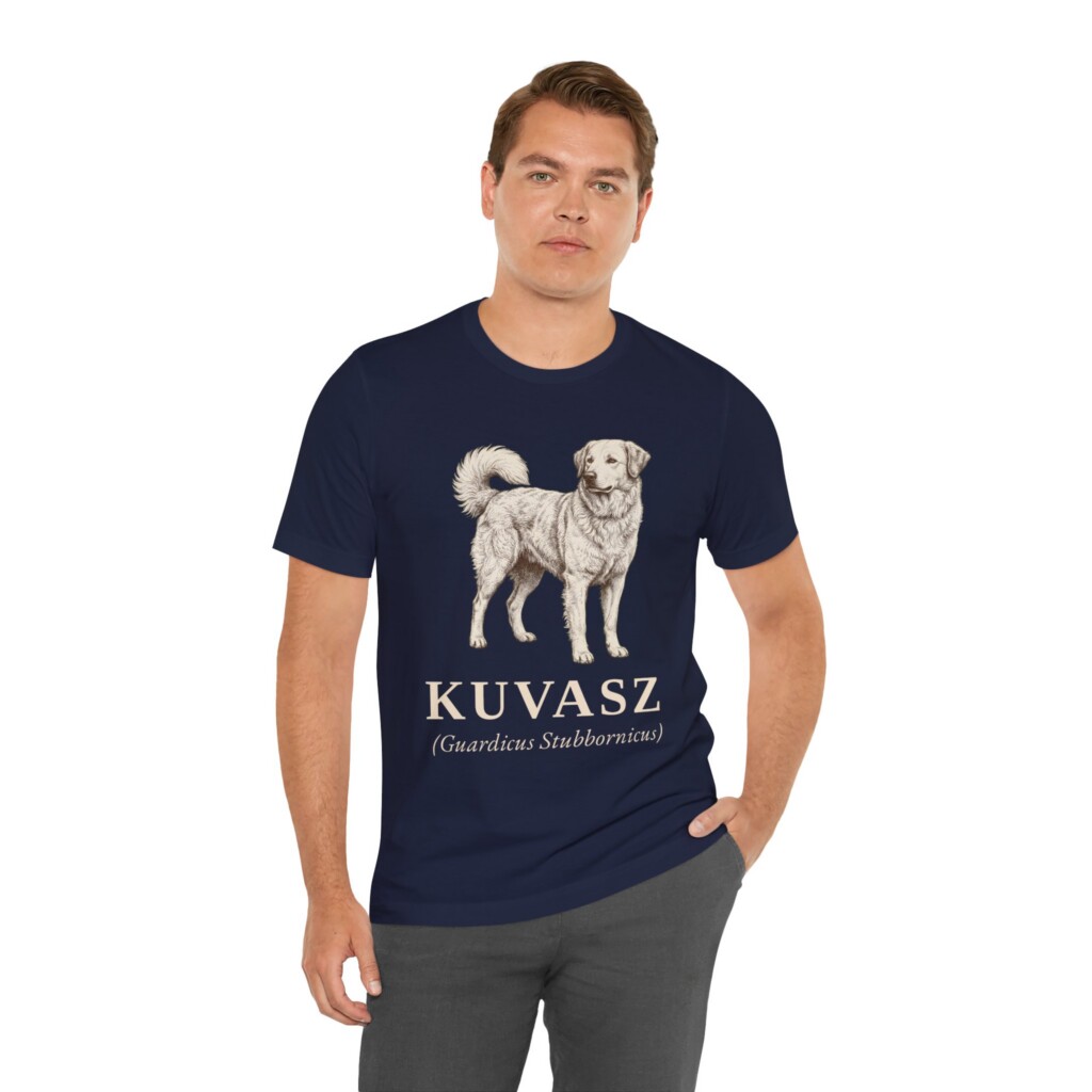 Kuvasz Latin Shirt, Vintage Dog Sketch Tee, Dog Latin Gift