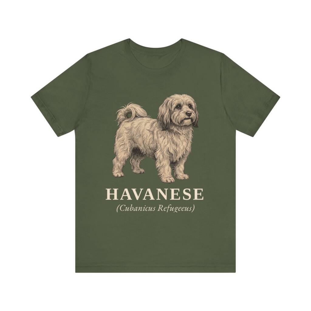Havanese Latin Shirt, Vintage Dog Sketch Tee, Dog Latin Gift Havanese Latin Shirt, Vintage Dog Sketch Tee, Dog Latin Gift