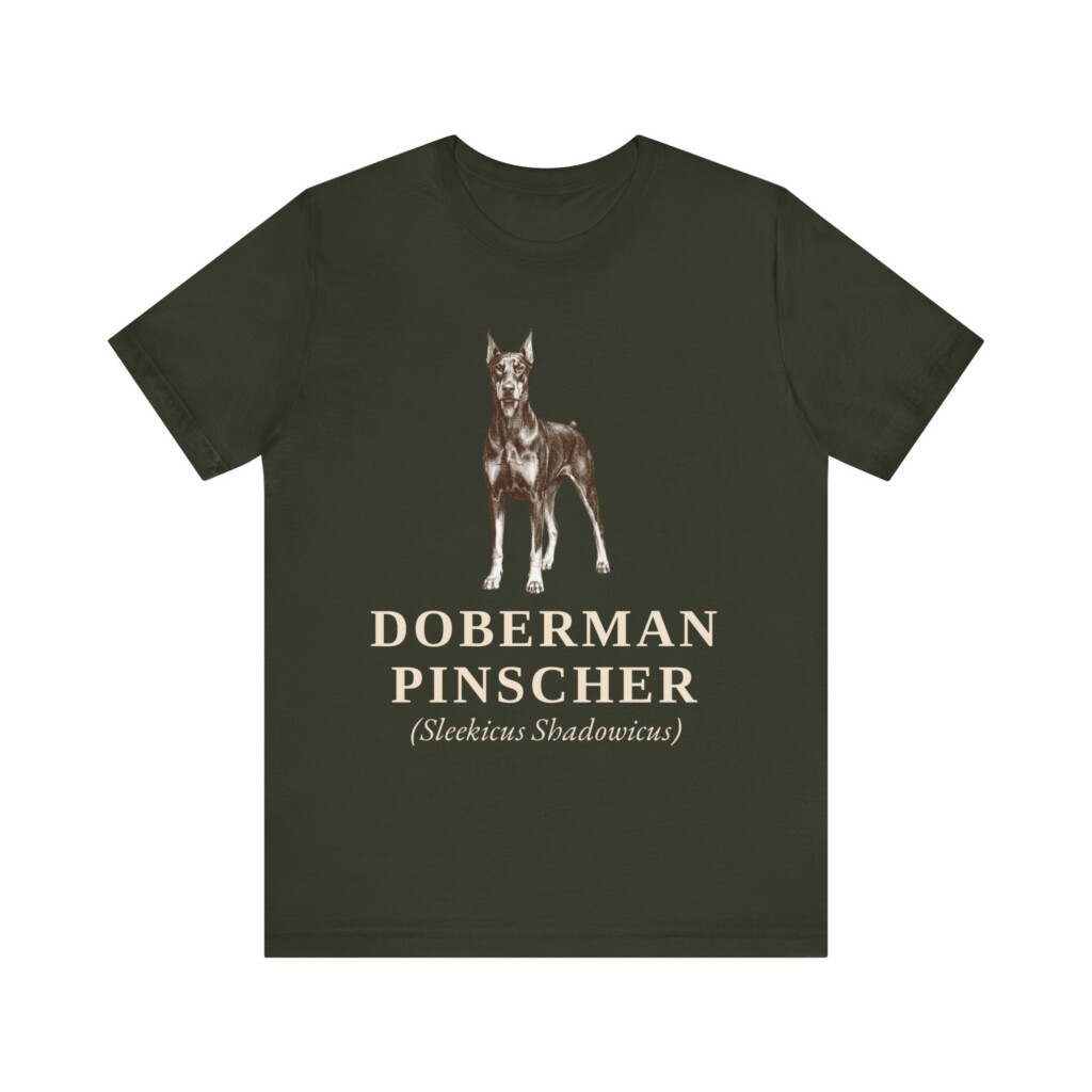 Doberman Pinscher Latin Shirt, Vintage Dog Sketch Tee, Dog Latin Gift Doberman Pinscher Latin Shirt, Vintage Dog Sketch Tee, Dog Latin Gift
