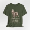 American Cocker Spaniel Latin Shirt, Vintage Dog Sketch Tee, Dog Latin Gift
