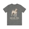 Shar-Pei Latin Shirt, Vintage Dog Sketch Tee, Dog Latin Gift