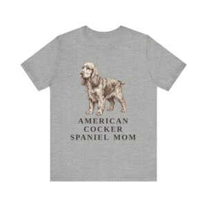 Cocker Spaniel Mom Shirt, Vintage Dog Sketch Tee, Dog Mom Gift