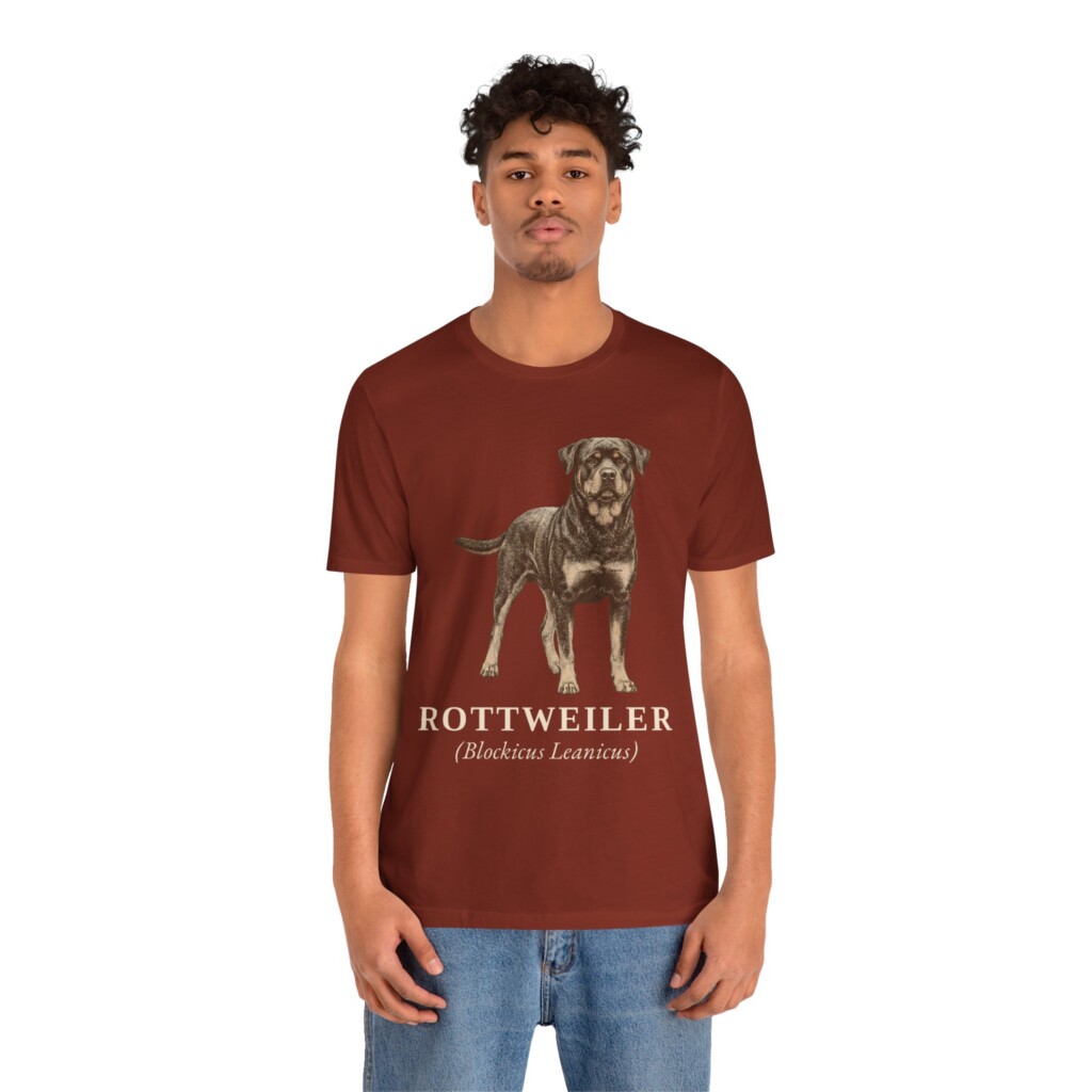 Rottweiler Latin Shirt, Vintage Dog Sketch Tee, Dog Latin Gift