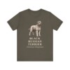 Black Russian Terrier Latin Shirt, Vintage Dog Sketch Tee, Dog Latin Gift