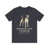 Fox Terrier (Smooth) Latin Shirt, Vintage Dog Sketch Tee, Dog Latin Gift Fox Terrier (Smooth) Latin Shirt, Vintage Dog Sketch Tee, Dog Latin Gift