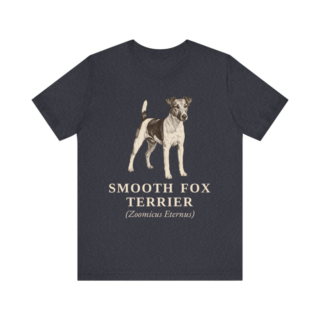 Fox Terrier (Smooth) Latin Shirt, Vintage Dog Sketch Tee, Dog Latin Gift Fox Terrier (Smooth) Latin Shirt, Vintage Dog Sketch Tee, Dog Latin Gift