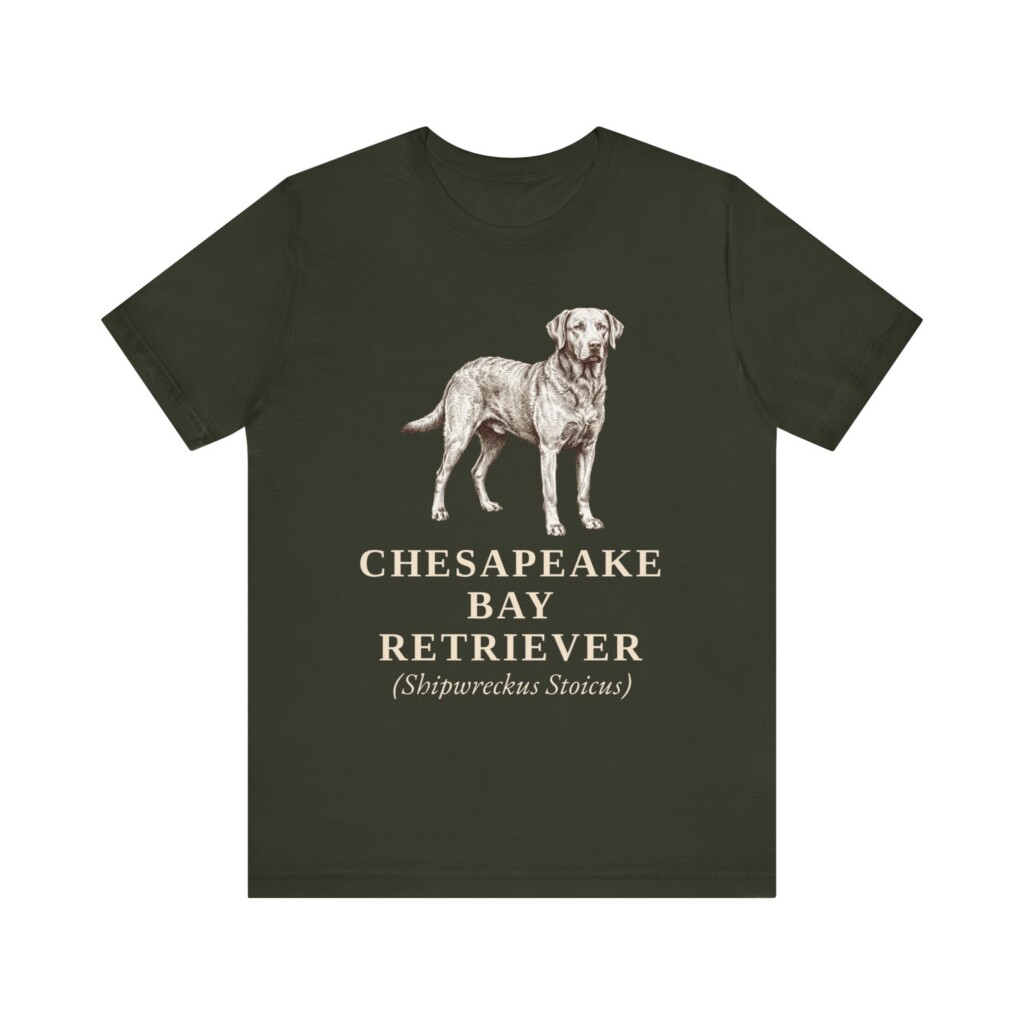Chesapeake Bay Retriever Latin Shirt, Vintage Dog Sketch Tee, Dog Latin Gift Chesapeake Bay Retriever Latin Shirt, Vintage Dog Sketch Tee, Dog Latin Gift