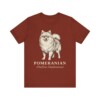 Pomeranian Latin Shirt, Vintage Dog Sketch Tee, Dog Latin Gift