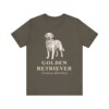 Golden Retriever Latin Shirt, Vintage Dog Sketch Tee, Dog Latin Gift