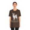 Papillon Latin Shirt, Vintage Dog Sketch Tee, Dog Latin Gift