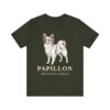 Papillon Latin Shirt, Vintage Dog Sketch Tee, Dog Latin Gift