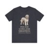 Polish Lowland Sheepdog Latin Shirt, Vintage Dog Sketch Tee, Dog Latin Gift
