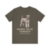 Kerry Blue Terrier Latin Shirt, Vintage Dog Sketch Tee, Dog Latin Gift