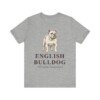 English Bulldog Latin Shirt, Vintage Dog Sketch Tee, Dog Latin Gift