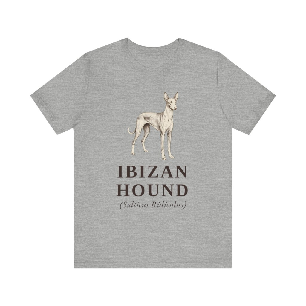 Ibizan Hound Latin Shirt, Vintage Dog Sketch Tee, Dog Latin Gift Ibizan Hound Latin Shirt, Vintage Dog Sketch Tee, Dog Latin Gift