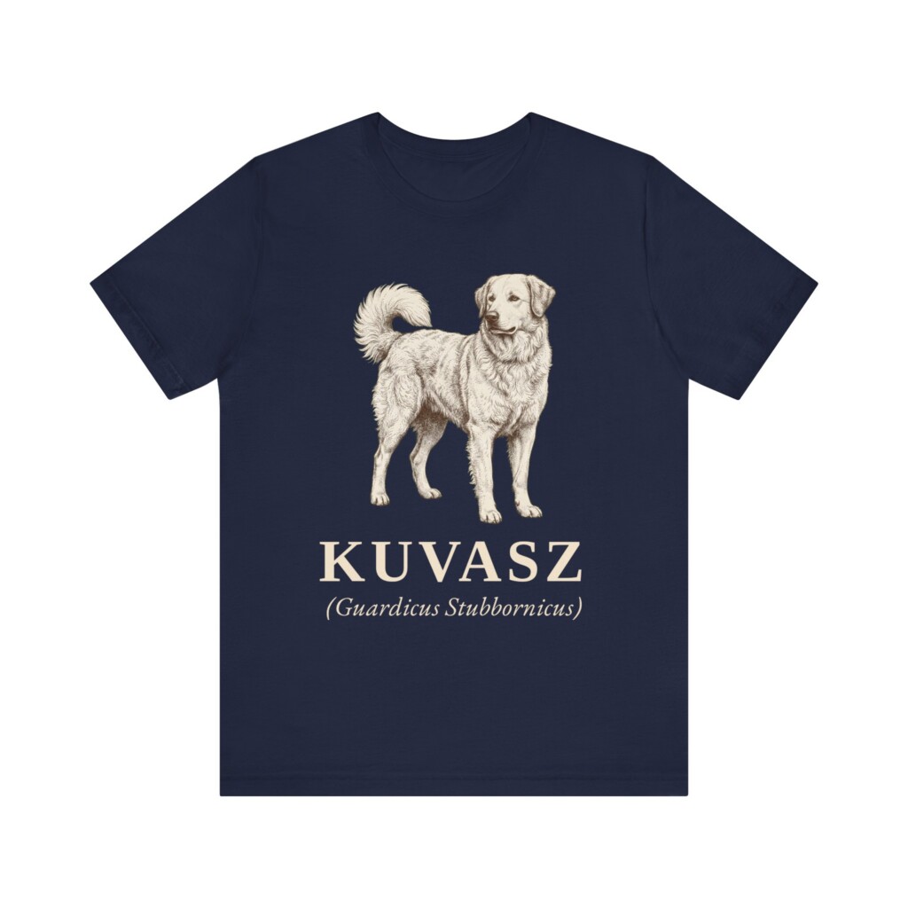 Kuvasz Latin Shirt, Vintage Dog Sketch Tee, Dog Latin Gift