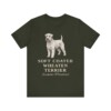 Soft Coated Wheaten Terrier Latin Shirt, Vintage Dog Sketch Tee, Dog Latin Gift
