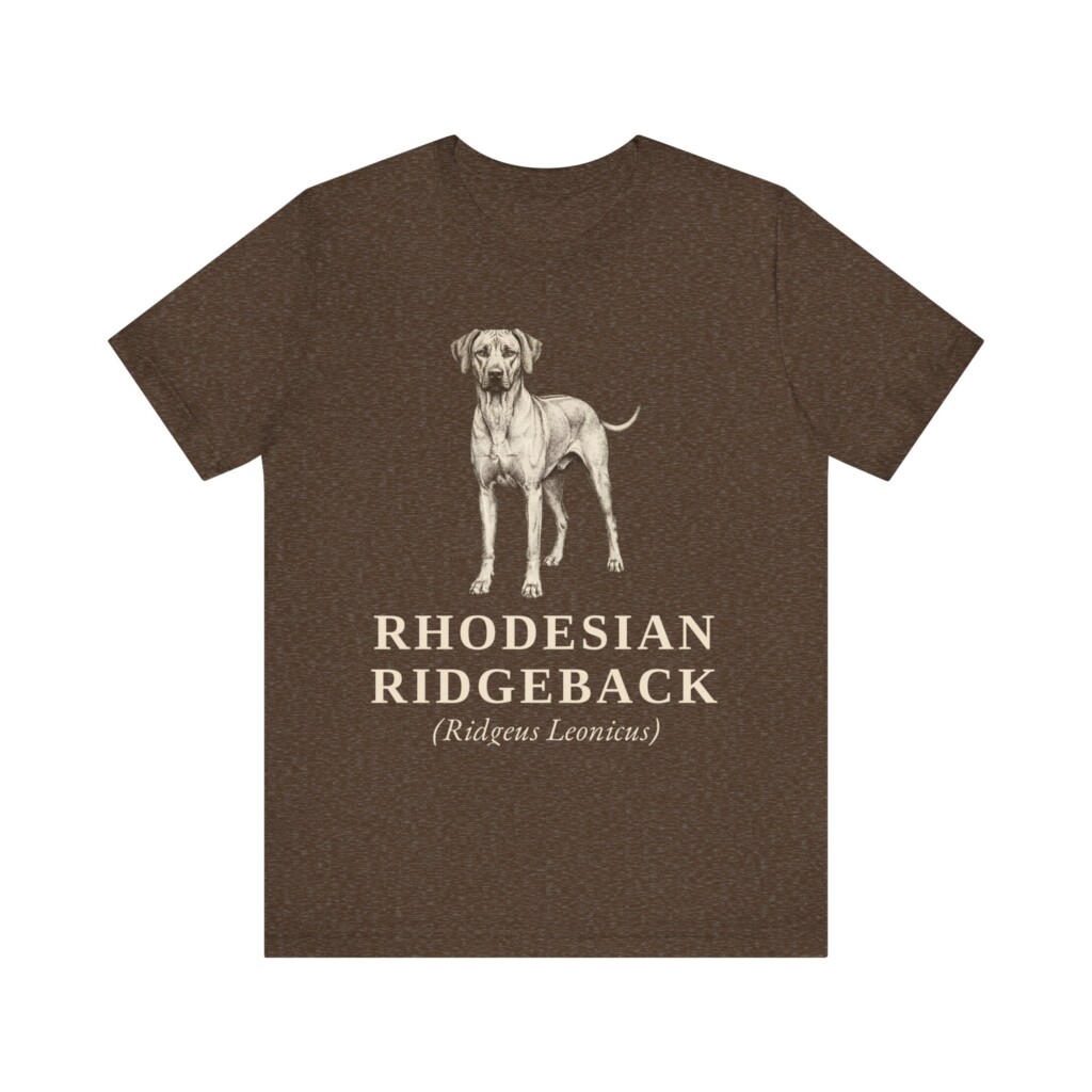 Rhodesian Ridgeback Latin Shirt, Vintage Dog Sketch Tee, Dog Latin Gift