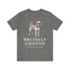 Brussels Griffon Latin Shirt, Vintage Dog Sketch Tee, Dog Latin Gift