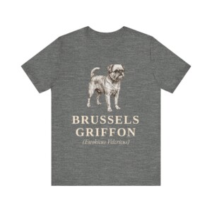 Brussels Griffon Latin Shirt, Vintage Dog Sketch Tee, Dog Latin Gift