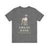 Great Dane Latin Shirt, Vintage Dog Sketch Tee, Dog Latin Gift