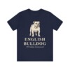 English Bulldog Latin Shirt, Vintage Dog Sketch Tee, Dog Latin Gift