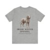 Irish Water Spaniel Latin Shirt, Vintage Dog Sketch Tee, Dog Latin Gift