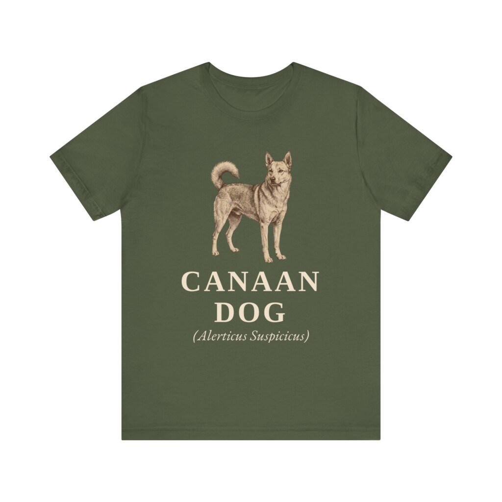 Canaan Dog Latin Shirt, Vintage Dog Sketch Tee, Dog Latin Gift Canaan Dog Latin Shirt, Vintage Dog Sketch Tee, Dog Latin Gift