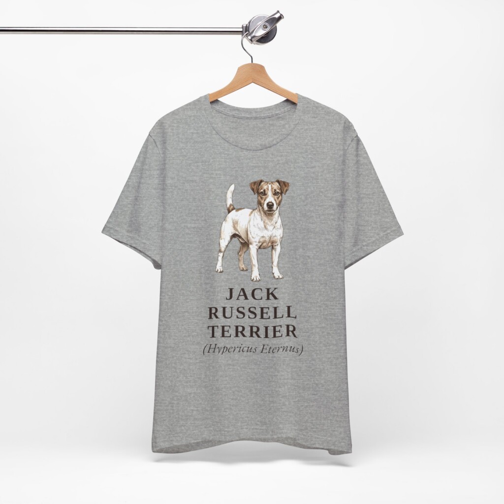 Jack Russell Terrier Latin Shirt, Vintage Dog Sketch Tee, Dog Latin Gift