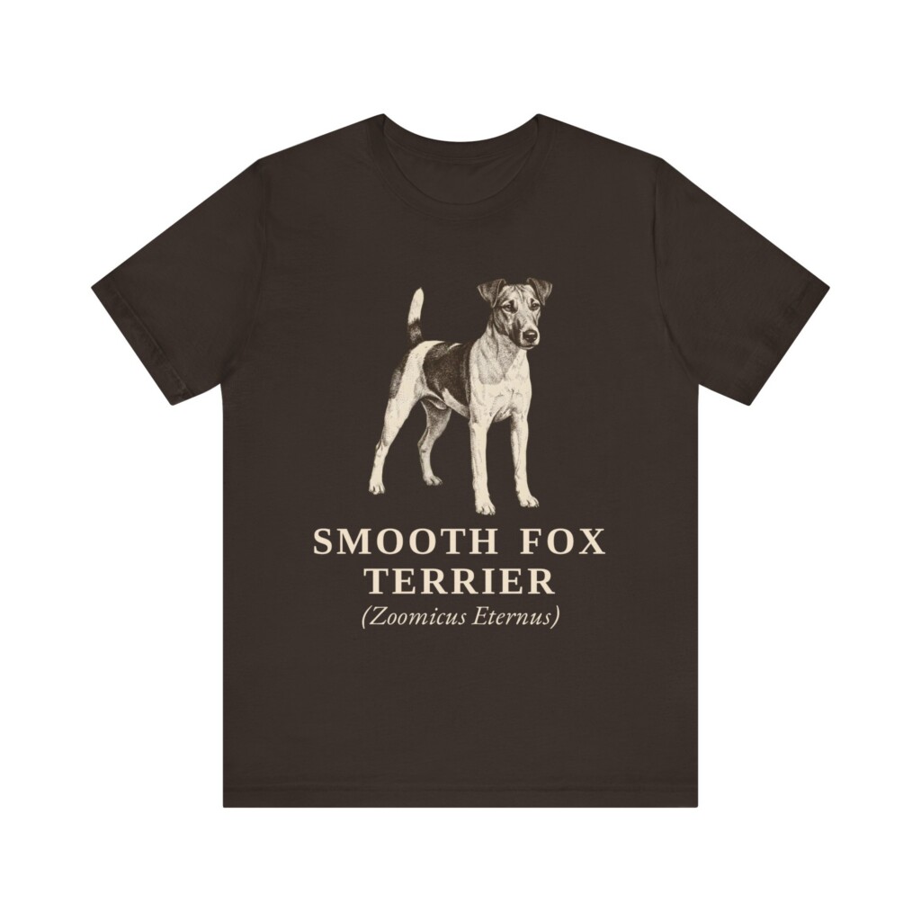 Fox Terrier (Smooth) Latin Shirt, Vintage Dog Sketch Tee, Dog Latin Gift Fox Terrier (Smooth) Latin Shirt, Vintage Dog Sketch Tee, Dog Latin Gift