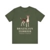 Brazilian Terrier Latin Shirt, Vintage Dog Sketch Tee, Dog Latin Gift