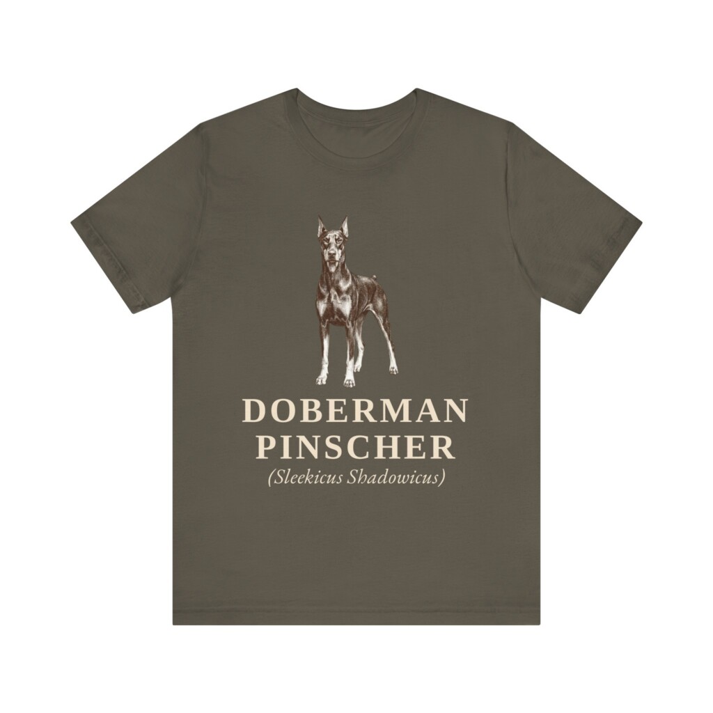 Doberman Pinscher Latin Shirt, Vintage Dog Sketch Tee, Dog Latin Gift Doberman Pinscher Latin Shirt, Vintage Dog Sketch Tee, Dog Latin Gift