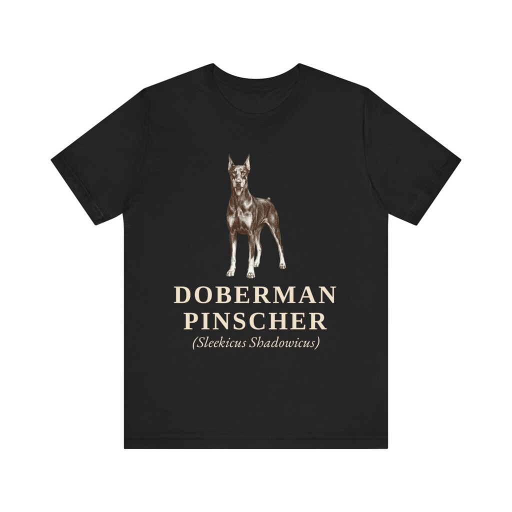 Doberman Pinscher Latin Shirt, Vintage Dog Sketch Tee, Dog Latin Gift Doberman Pinscher Latin Shirt, Vintage Dog Sketch Tee, Dog Latin Gift