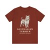 Australian Terrier Latin Shirt, Vintage Dog Sketch Tee, Dog Latin Gift
