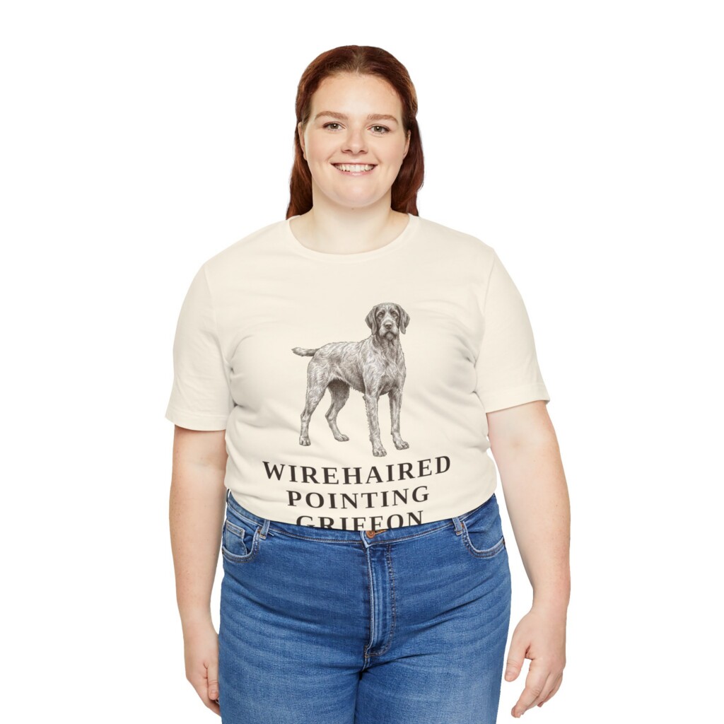 Wirehaired Pointing Griffon Latin Shirt, Vintage Dog Sketch Tee, Dog Latin Gift