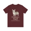Pembroke Welsh Corgi Latin Shirt, Vintage Dog Sketch Tee, Dog Latin Gift