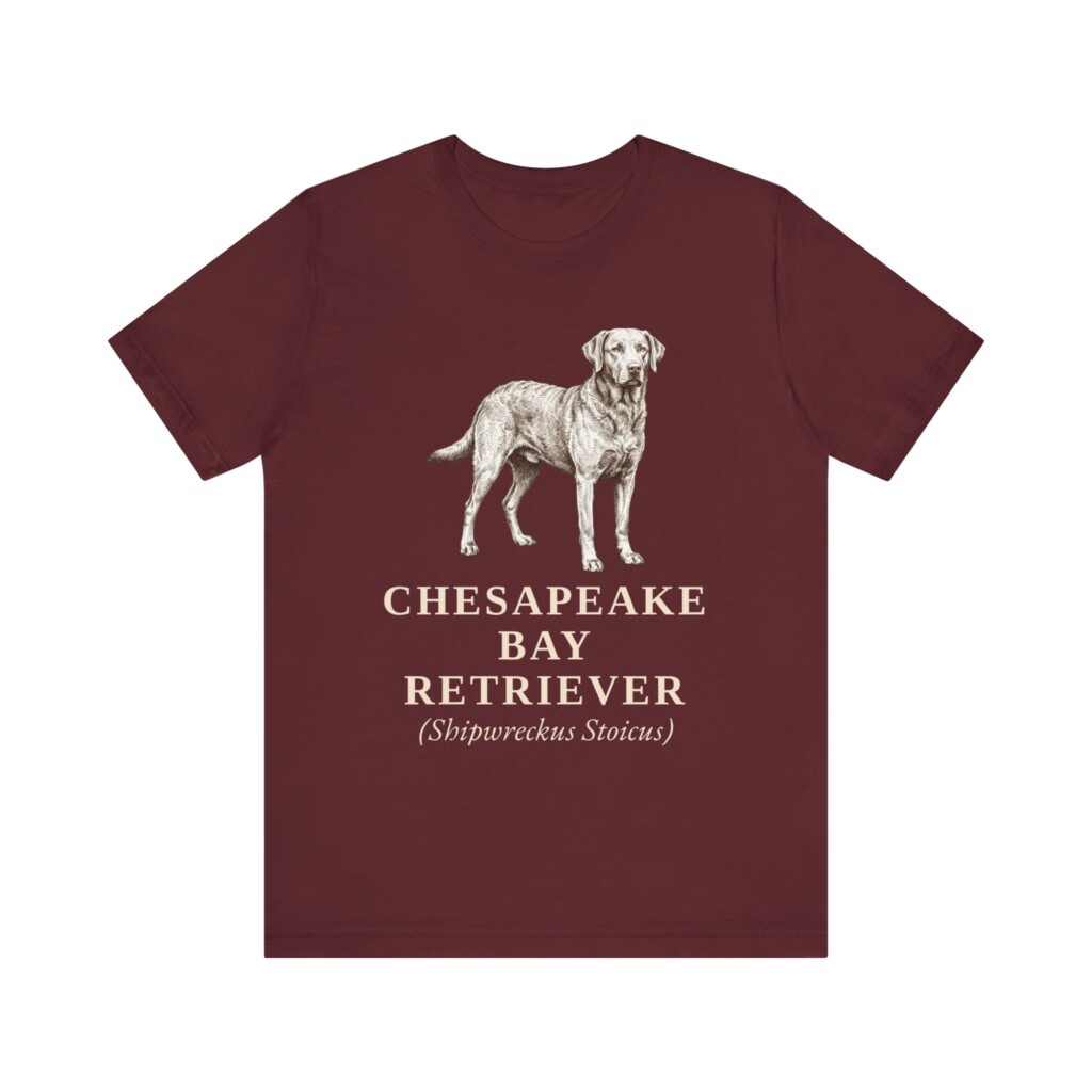 Chesapeake Bay Retriever Latin Shirt, Vintage Dog Sketch Tee, Dog Latin Gift Chesapeake Bay Retriever Latin Shirt, Vintage Dog Sketch Tee, Dog Latin Gift