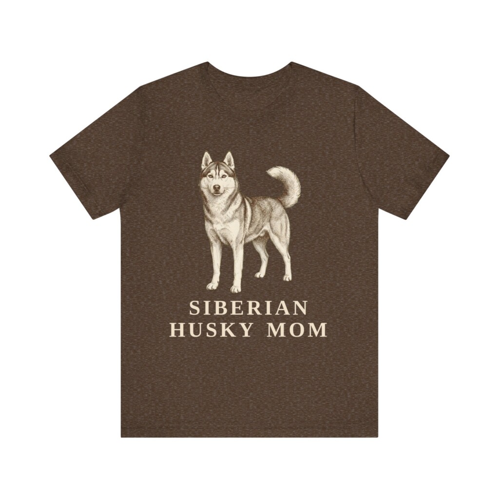 Husky Mom Shirt, Vintage Dog Sketch Tee, Dog Mom Gift Husky Mom Shirt, Vintage Dog Sketch Tee, Dog Mom Gift