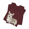 Corgi Dad Shirt, Vintage Dog Sketch Tee, Dog Dad Gift