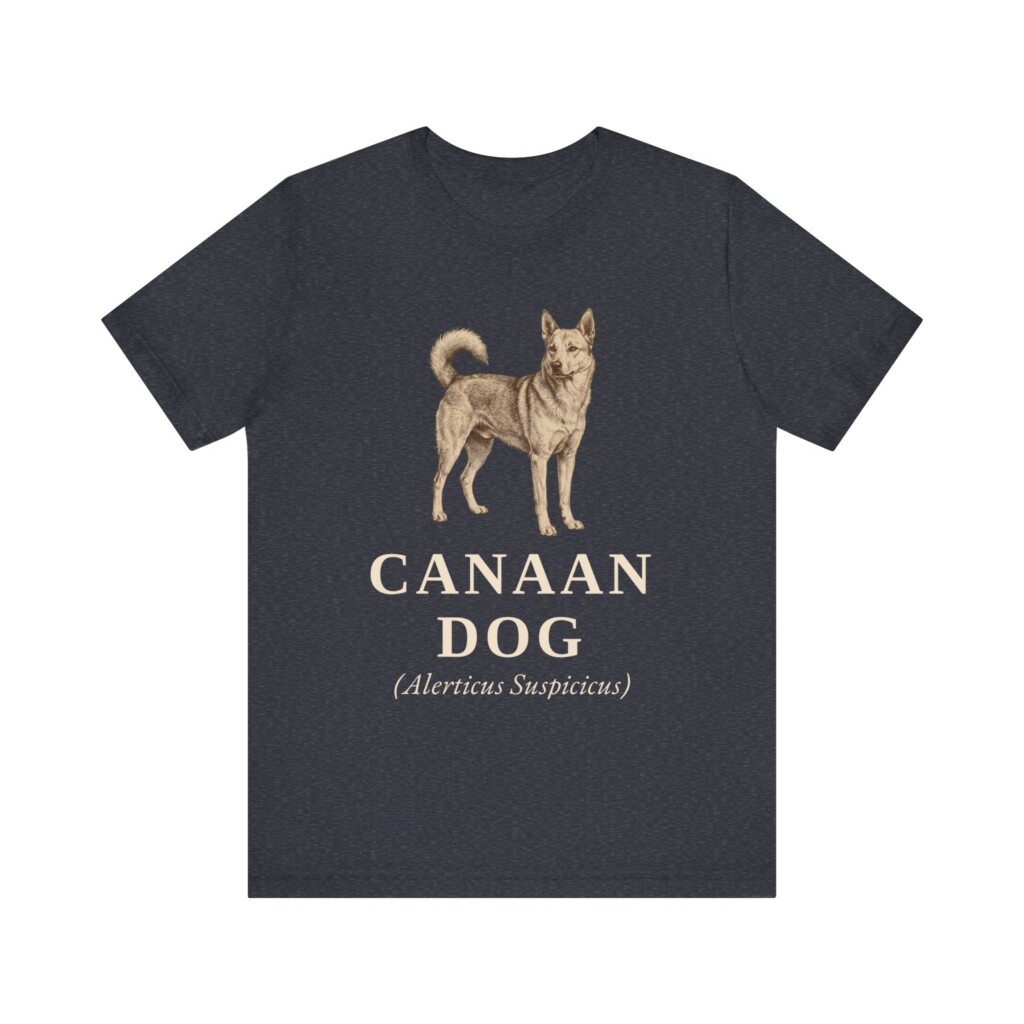 Canaan Dog Latin Shirt, Vintage Dog Sketch Tee, Dog Latin Gift Canaan Dog Latin Shirt, Vintage Dog Sketch Tee, Dog Latin Gift