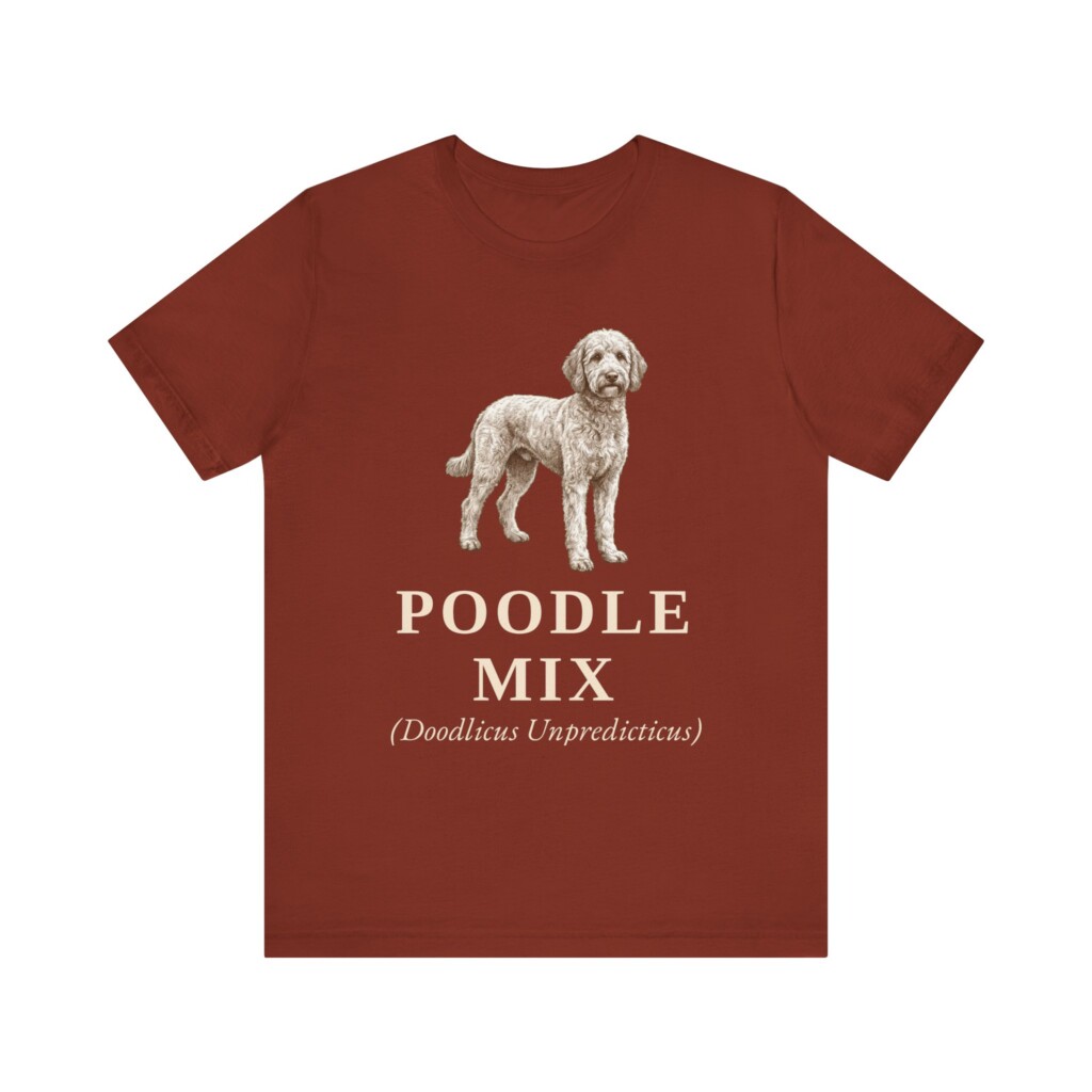 Poodle Mix Latin Shirt, Vintage Dog Sketch Tee, Dog Latin Gift Poodle Mix Latin Shirt, Vintage Dog Sketch Tee, Dog Latin Gift