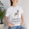 Chinese Crested Latin Shirt, Vintage Dog Sketch Tee, Dog Latin Gift