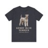 Kerry Blue Terrier Latin Shirt, Vintage Dog Sketch Tee, Dog Latin Gift