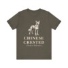Chinese Crested Latin Shirt, Vintage Dog Sketch Tee, Dog Latin Gift