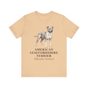 American Staffordshire Terrier Latin Shirt, Vintage Dog Sketch Tee, Dog Latin Gift