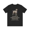 German Wirehaired Pointer Latin Shirt, Vintage Dog Sketch Tee, Dog Latin Gift
