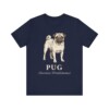 Pug Latin Shirt, Vintage Dog Sketch Tee, Dog Latin Gift