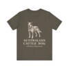 Australian Cattle Dog Latin Shirt, Vintage Dog Sketch Tee, Dog Latin Gift
