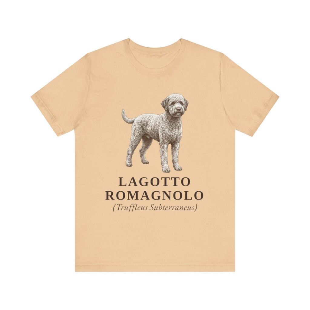 Lagotto Romagnolo Latin Shirt, Vintage Dog Sketch Tee, Dog Latin Gift